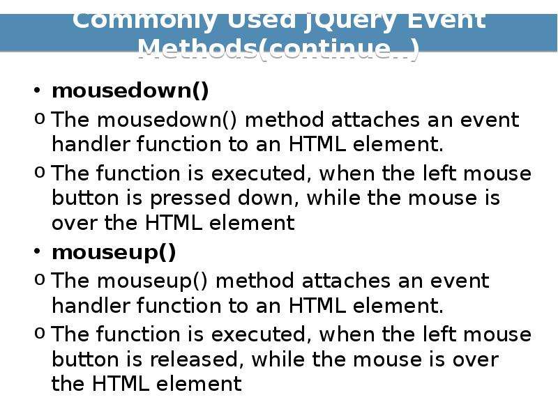 Introduction To JQuery - презентация, доклад, проект скачать