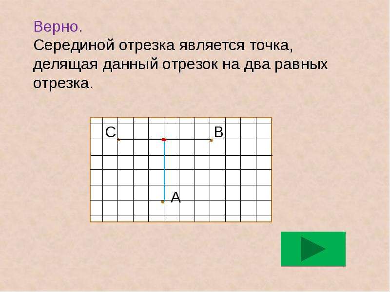 Как точка называется серединой отрезка. Отрезок на клетчатой бумаге. Отношение двух отрезков на клетчатой бумаге. Какая точка называется серединой отрезка. 10. Какая точка называется серединой отрезка?.