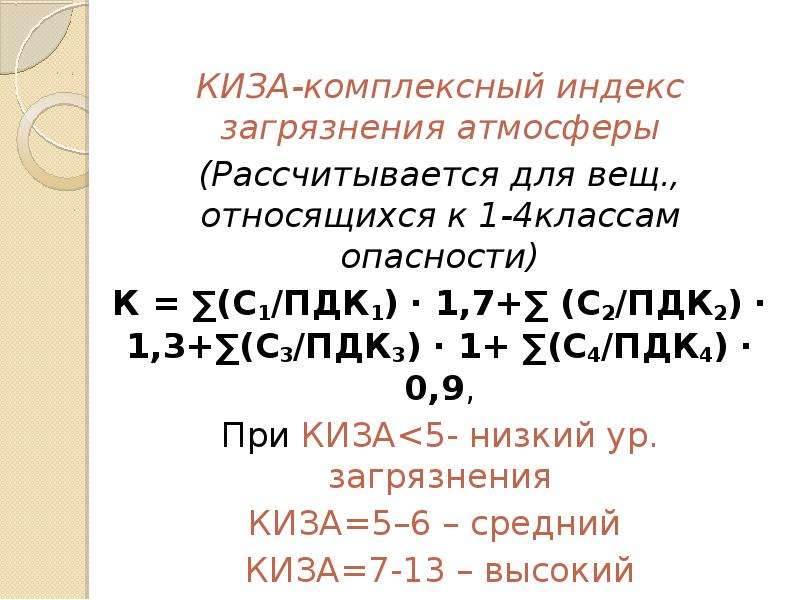 Индекс загрязнения атмосферного воздуха