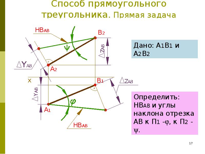 Задачи на проекцию