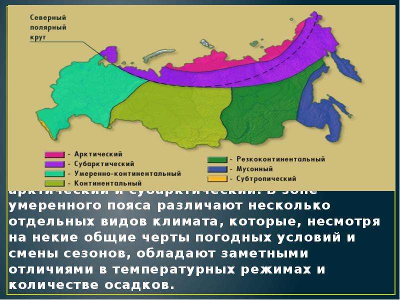 Карта температурных зон россии