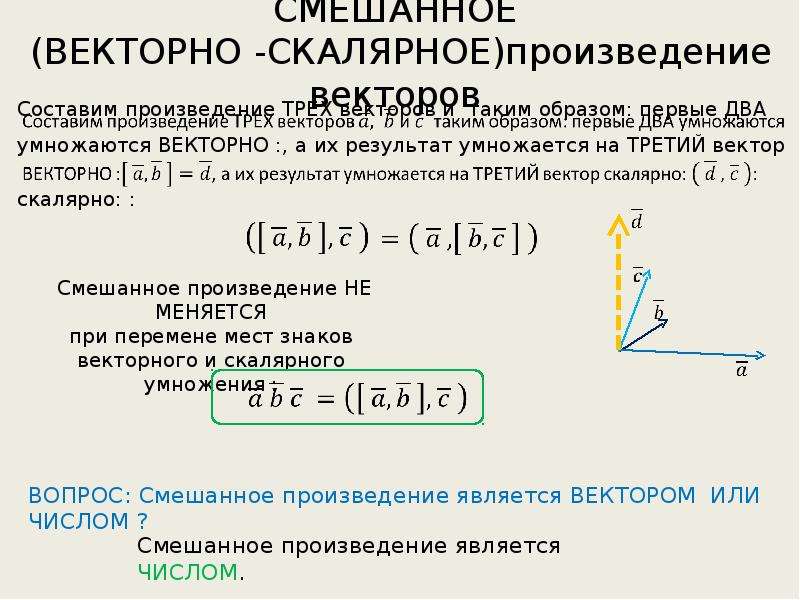 Даны векторы скалярное произведение