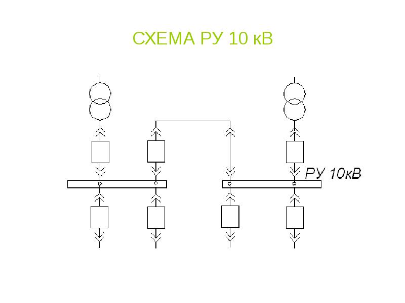 Схема ру 10кв