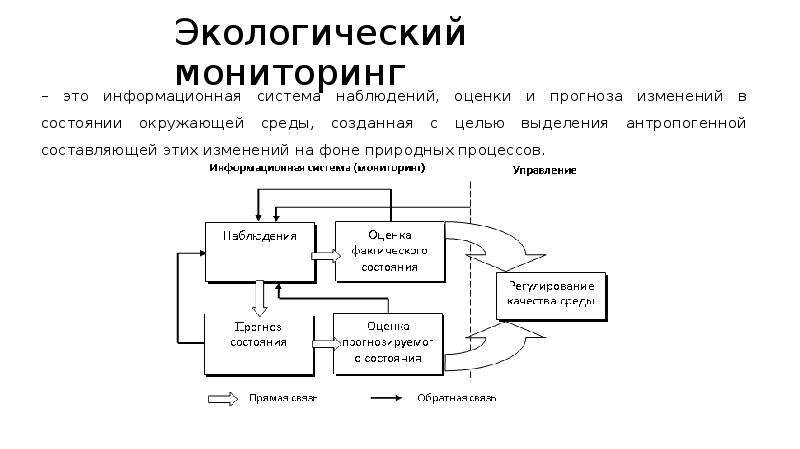 Виды экологического мониторинга