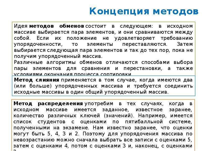 Методы концепции. Концептуальный метод. Порядок невозрастания это. По невозрастанию. Невозрастание.