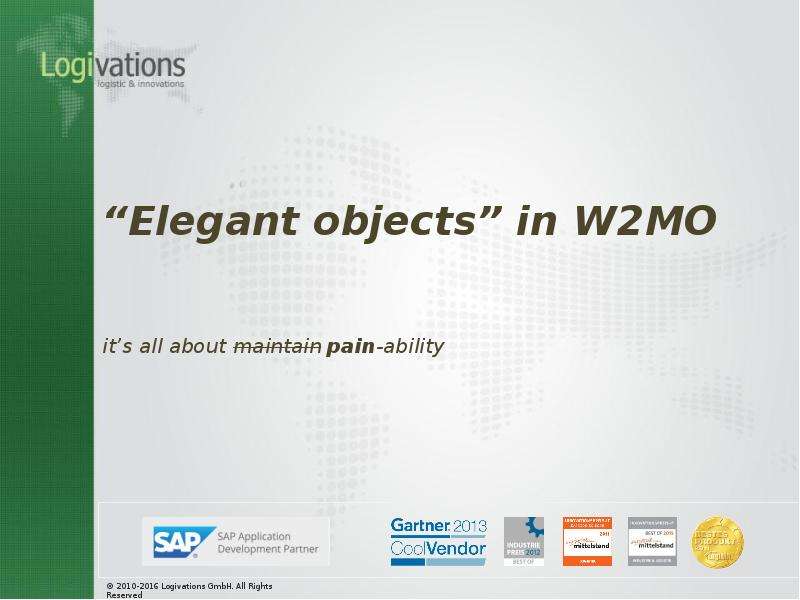 Elegant objects. Elegant object Volume 2.