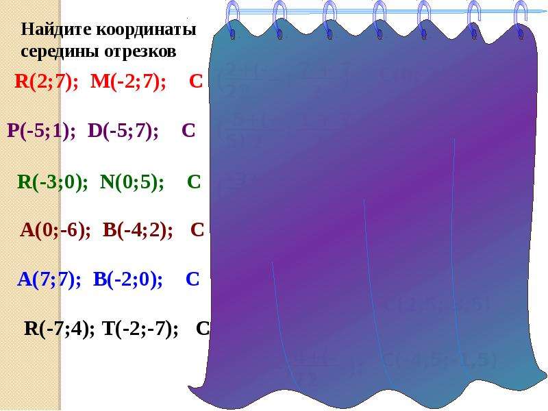 Метод координат на плоскости 8 класс презентация