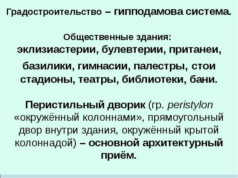 Что такое гипподамов план