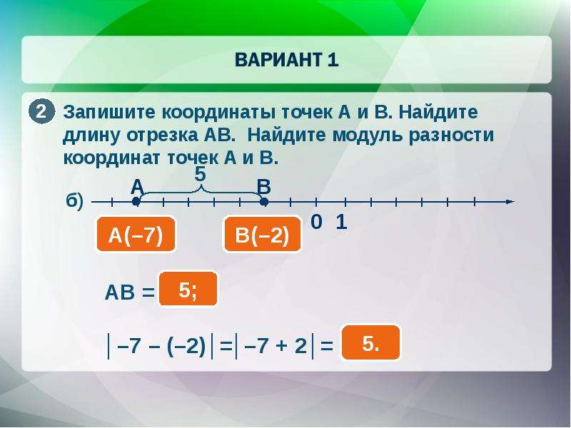 Отрезок длина отрезка расстояние между точками. Расстояние между точками на координатной прямой. Модуль разности. Найти расстояние между точками на координатной прямой. Модуль разности координат.