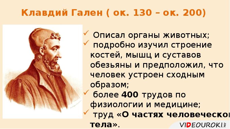 Гален биология