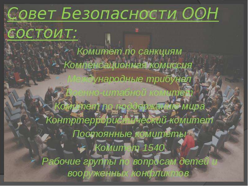 Специальный трибунал безопасности государства. Контртеррористический комитет совета безопасности ООН. Чем отличается Международная конференция от организации.