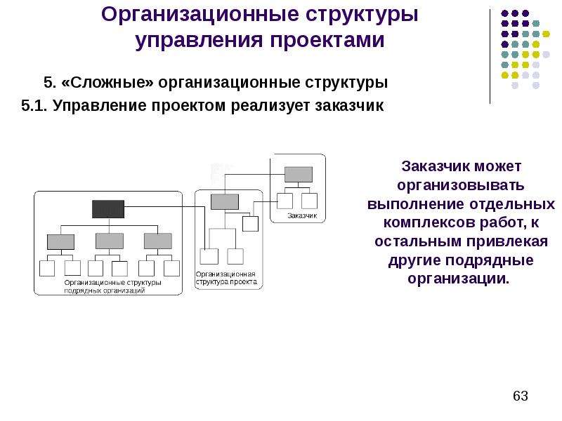 Организационно сложный проект пример