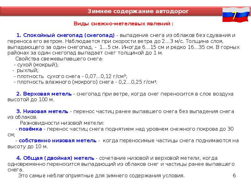 Уровни содержания автомобильных дорог