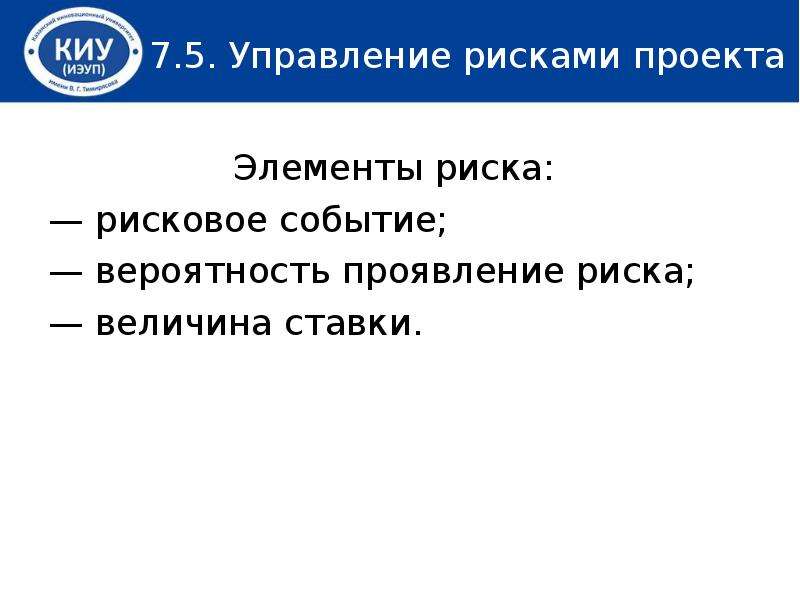 Управление институциональными подсистемами проекта