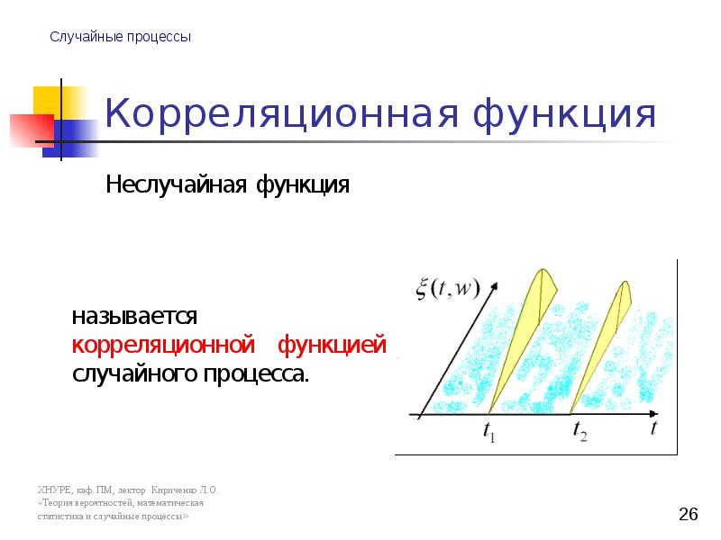 Случайными процессами называют. Взаимная корреляционная функция случайных процессов. Корреляционная функция случайного процесса формула. Корреляционная функция стационарного случайного процесса.