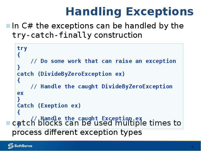 Handling перевод на русский. Exception handling c#. Try catch c#. Try catch c# ошибки. Try catch finally c#.