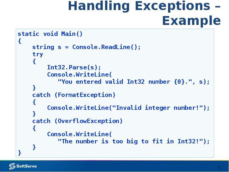 Program execution. Типы исключений c#. Exception c#. C# доклад. Exception handling.