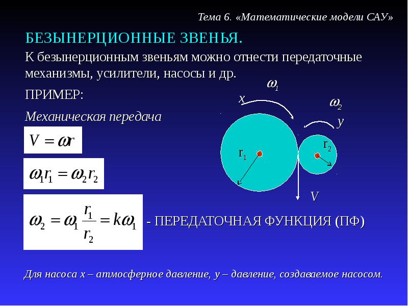 Математическое моделирование систем