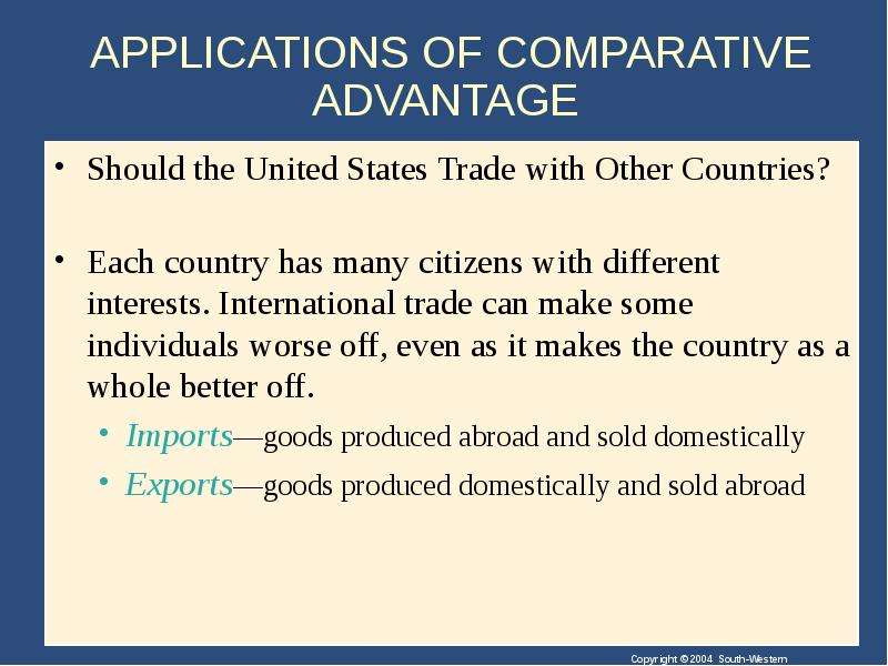 Summarize each. Comparative advantage. Absolute and Comparative advantage. Comparative advantage Definition. Interdependence.