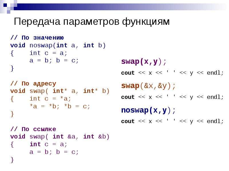 Покажи функции