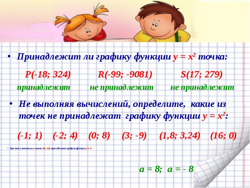 Графику функции принадлежит точка найдите. Как определить принадлежит ли точка графику функции. Точка принадлежит графику функции. Как понять какие точки принадлежат графику функции. Какие точки принадлежат графику функции.