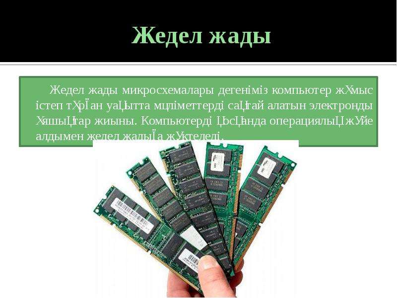 Кекшіл деген не. Жады. Компьютер жадысы. Жедел. Датчик жад.
