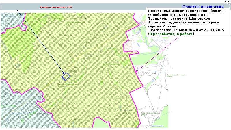 Москва щаповское поселение троицкое. Карта Троицкого административного округа. Ознобишино на карте. Троицкий административный округ на карте. Щаповское поселение Троицкого административного округа.