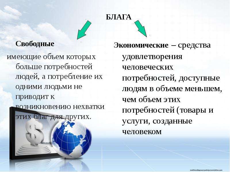 Экономика 11. Блага имеющие объем которых больше потребностей людей. Экономические блага это блага доступный объем которых больше. Свободные блага. Объем свободных благ.