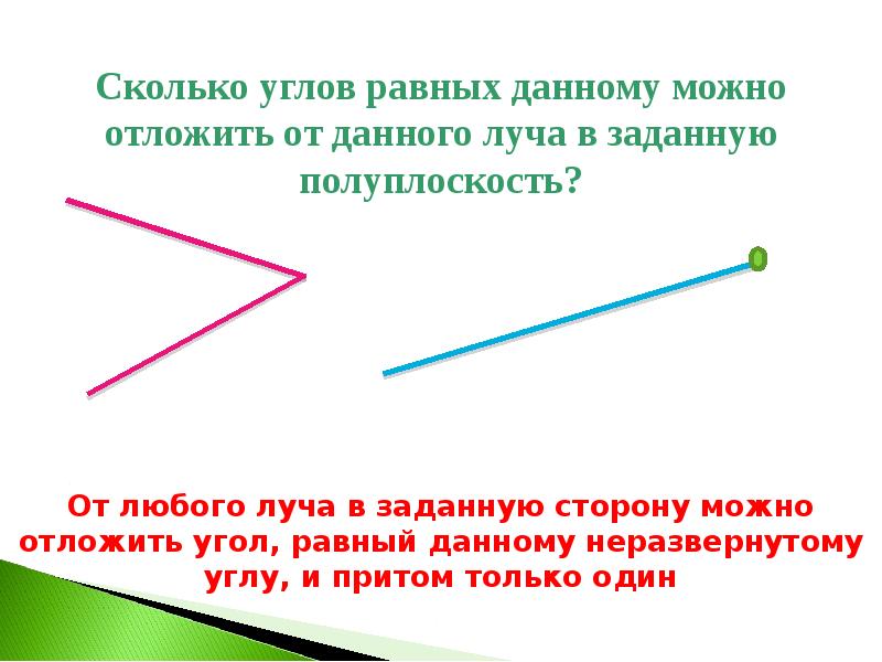 Сколько прямых параллельных данной прямой. Сформулируйте аксиому параллельных прямых. Аксиома параллельных прямых презентация. Аксиома от любого луча в заданную сторону. Аксиома откладывания углов.