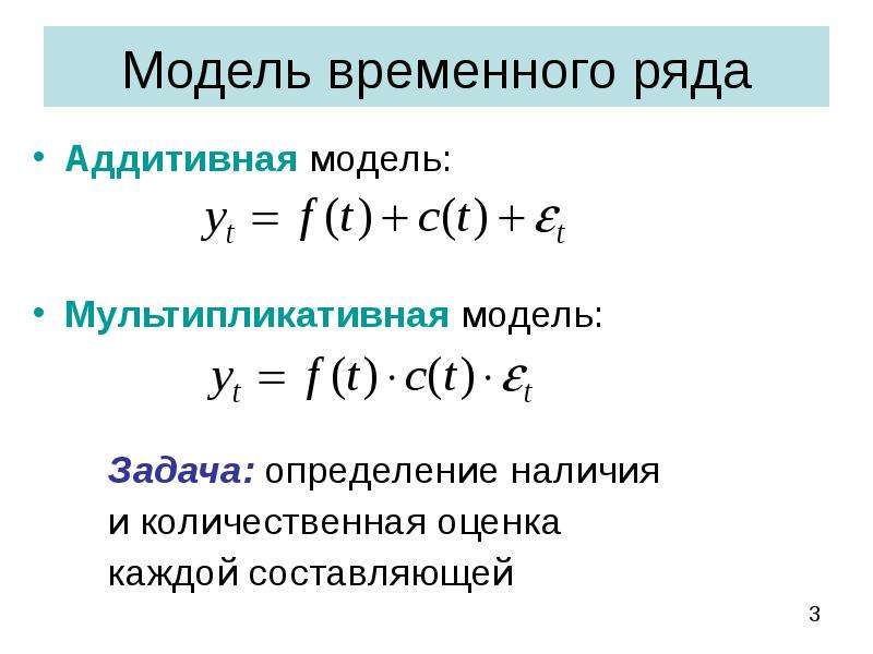 Изображенный на рисунке временной ряд содержит следующие компоненты