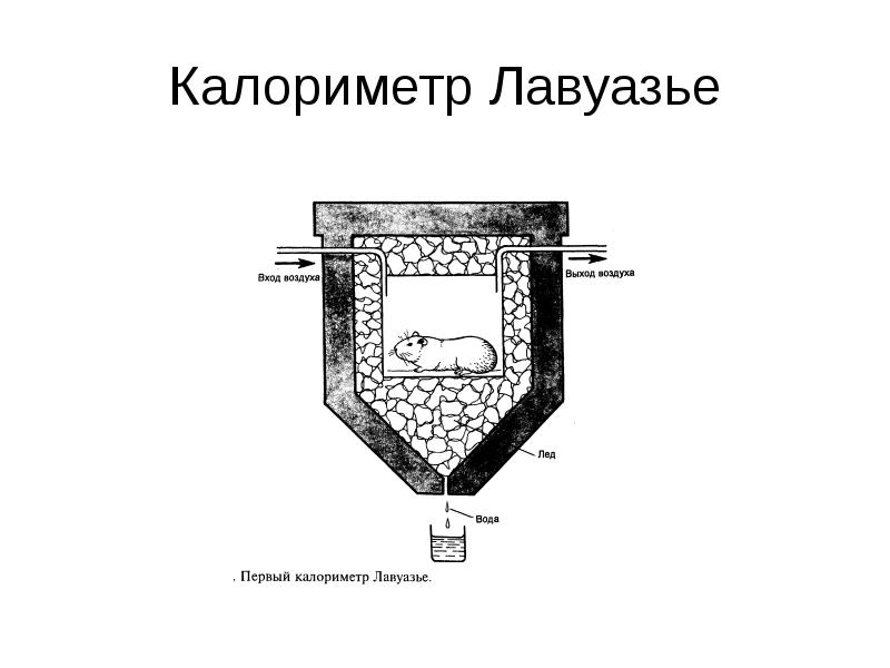 Калориметр вода лед