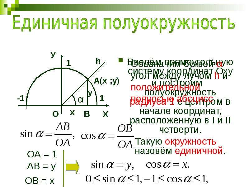 Координаты единичной полуокружности. Полуокружность синусов и косинусов. Синус косинус тангенс полуокружности. Синус на единичной полуокружности. Единичная полуокружность синусы и косинусы.