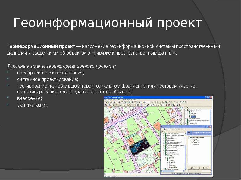 Геоинформационные системы проект