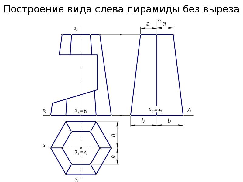 Чертеж призмы компас 3d