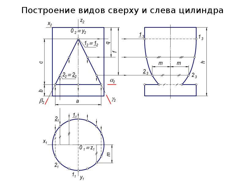 Деталь призма чертеж