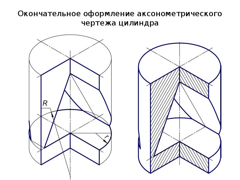 Чертеж призмы