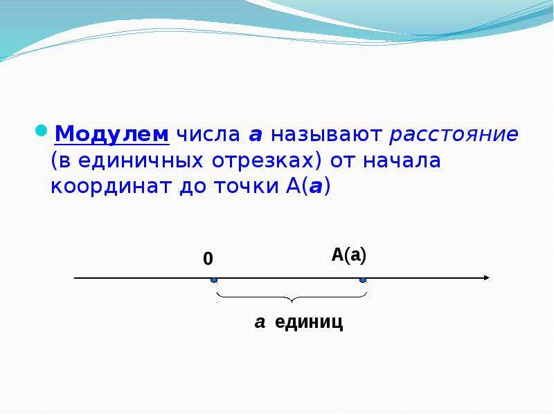 Число а называют. Расстояние в единичных отрезках. Расстояние в единичных отрезках от начала координат до точки. Модуль отрезка. Модуль числа координаты точки.