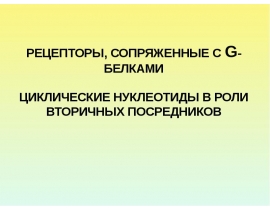 РЕЦЕПТОРЫ, ПРОЯВЛЯЮЩИЕ ФЕРМЕНТАТИВНУЮ АКТИВНОСТЬ