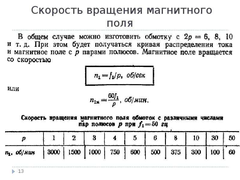 Частота вращающегося магнитного поля. Частота вращения магнитного поля статора асинхронного двигателя 1440. Скорость вращения магнитного поля статора формула. Скорость вращения магнитного поля. Скорость вращения поля статора.