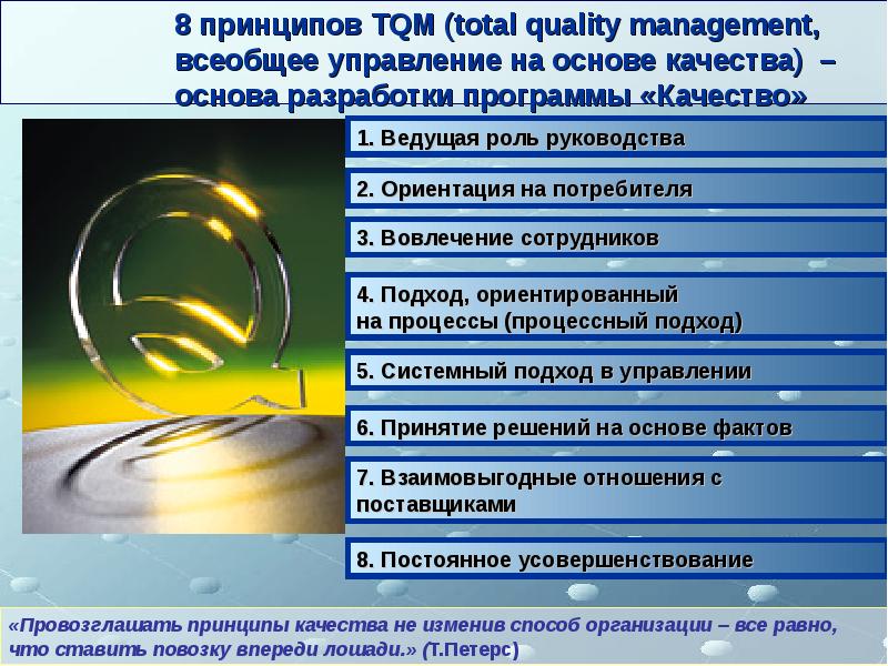 Всеобщий менеджмент качества tqm. Принципы системы TQM всеобщее управление качеством. Всеобщее управление качеством (total quality Management). Total quality Management принципы.