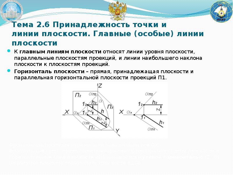 Линии на плоскости