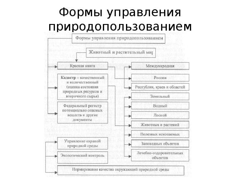 Управление природопользованием