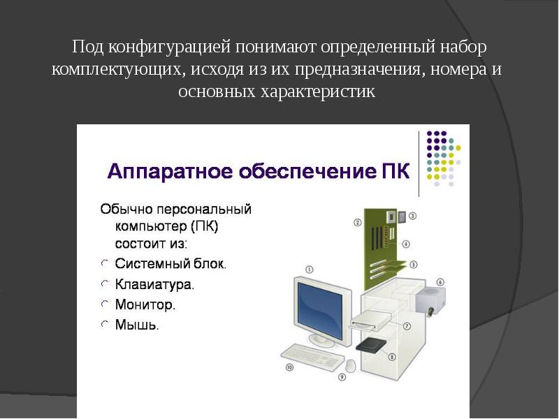 Цели изменения конфигурации компьютера