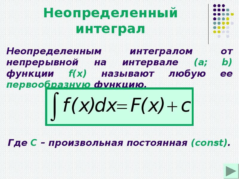 Неопределенный интеграл функции f x. Неопределенный интеграл. Неопределённый интегал. Первообразная и неопределенный интеграл. Первообразная функция и неопределенный интеграл.