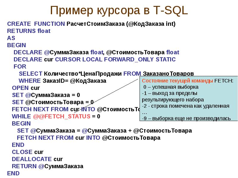 T sql