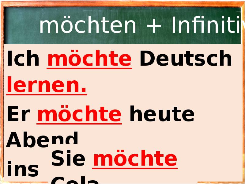 Ich moechte