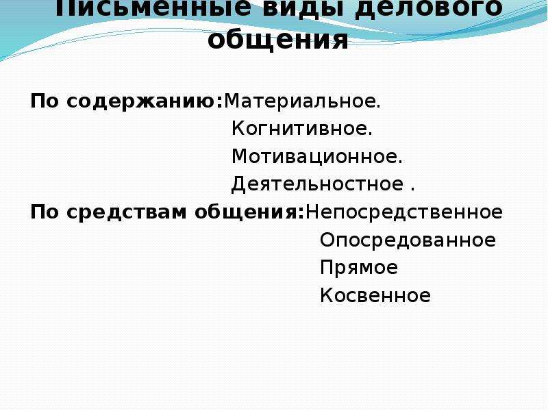 Оригинальная характеристика. Письменные виды делового общения. Письменные формы деловой коммуникации. Виды письменной деловой коммуникации. Письменная форма общения.