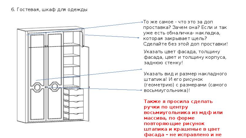 Презентация шкафа купе покупателю