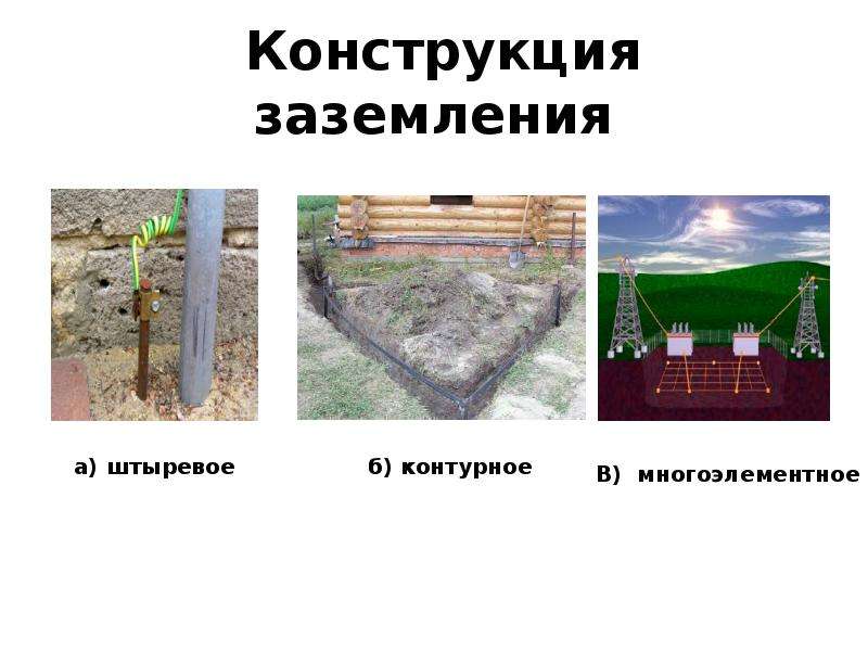 Искусственные заземлители какой цвет