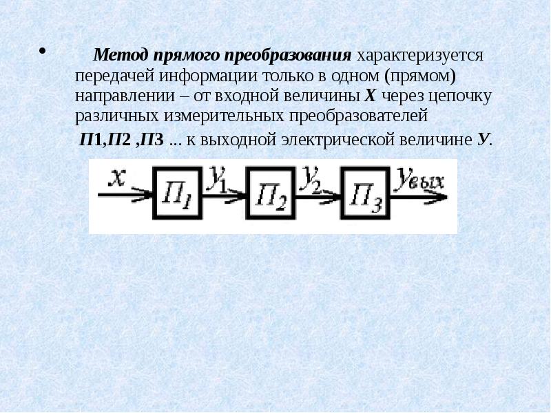 Структурная схема прямого преобразования